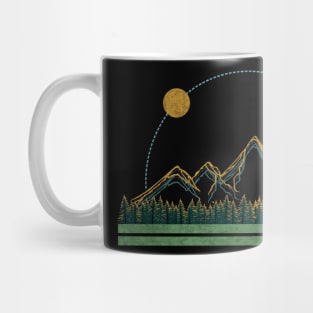 Nature Line Art Mug